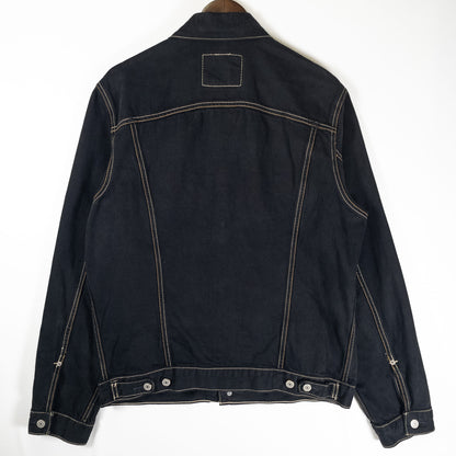 [メンズM] 00年代 Levi's/リーバイス Gジャン・デニムジャケット 黒染め