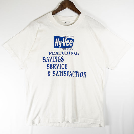 [メンズM] 90年代 Tシャツ 企業T Hy-Vee スーパーマーケット