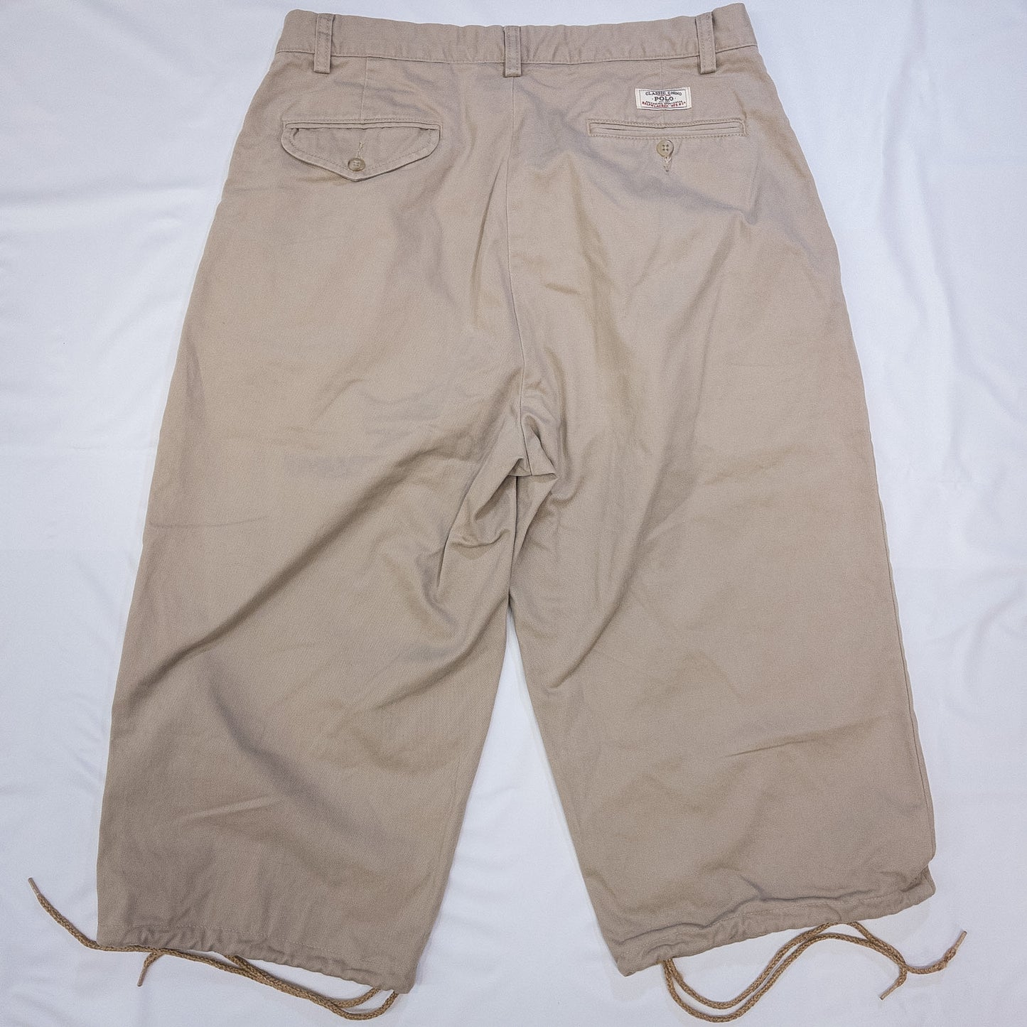 チノパンツ W33 クロップド丈 ベージュ HAMMOND PANT POLO by Ralph Lauren/ポロラルフローレン