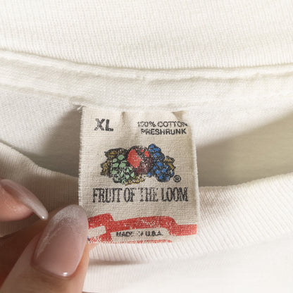 [メンズXL] 90年代 Fruit of the Loom/フルーツオブザルーム Tシャツ "You've Come a Long Way Baby" タバコT アドバタイジングT