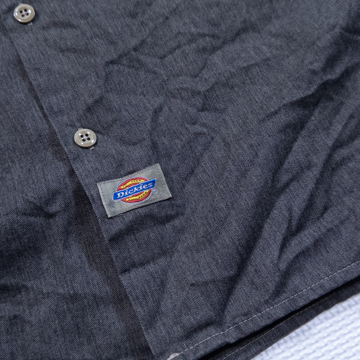 [メンズL] 00年代 Dickies/ディッキーズ 長袖シャツ ワークシャツ