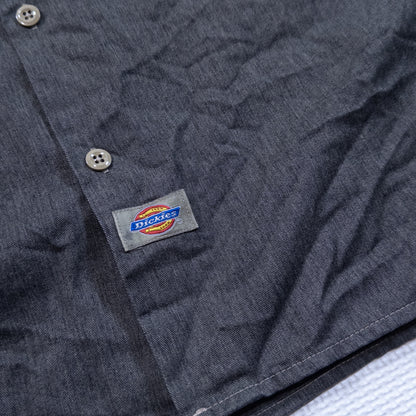 [メンズL] 00年代 Dickies/ディッキーズ 長袖シャツ ワークシャツ