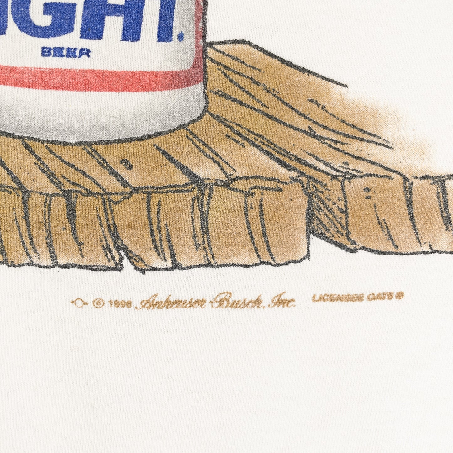 [メンズXL] 90年代 SOF Tee Tシャツ BUD LIGHT アドバタイジングT 企業T