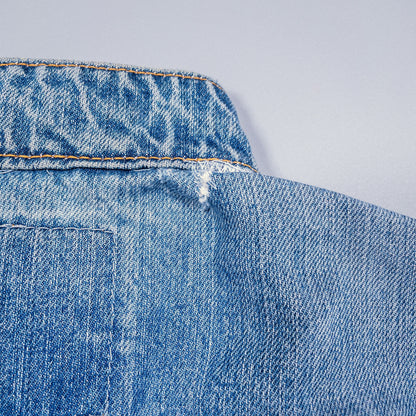 [メンズXS] 00年代 Levi's/リーバイス Gジャン デニムジャケット EASY RIDER Y2K スタンドカラー