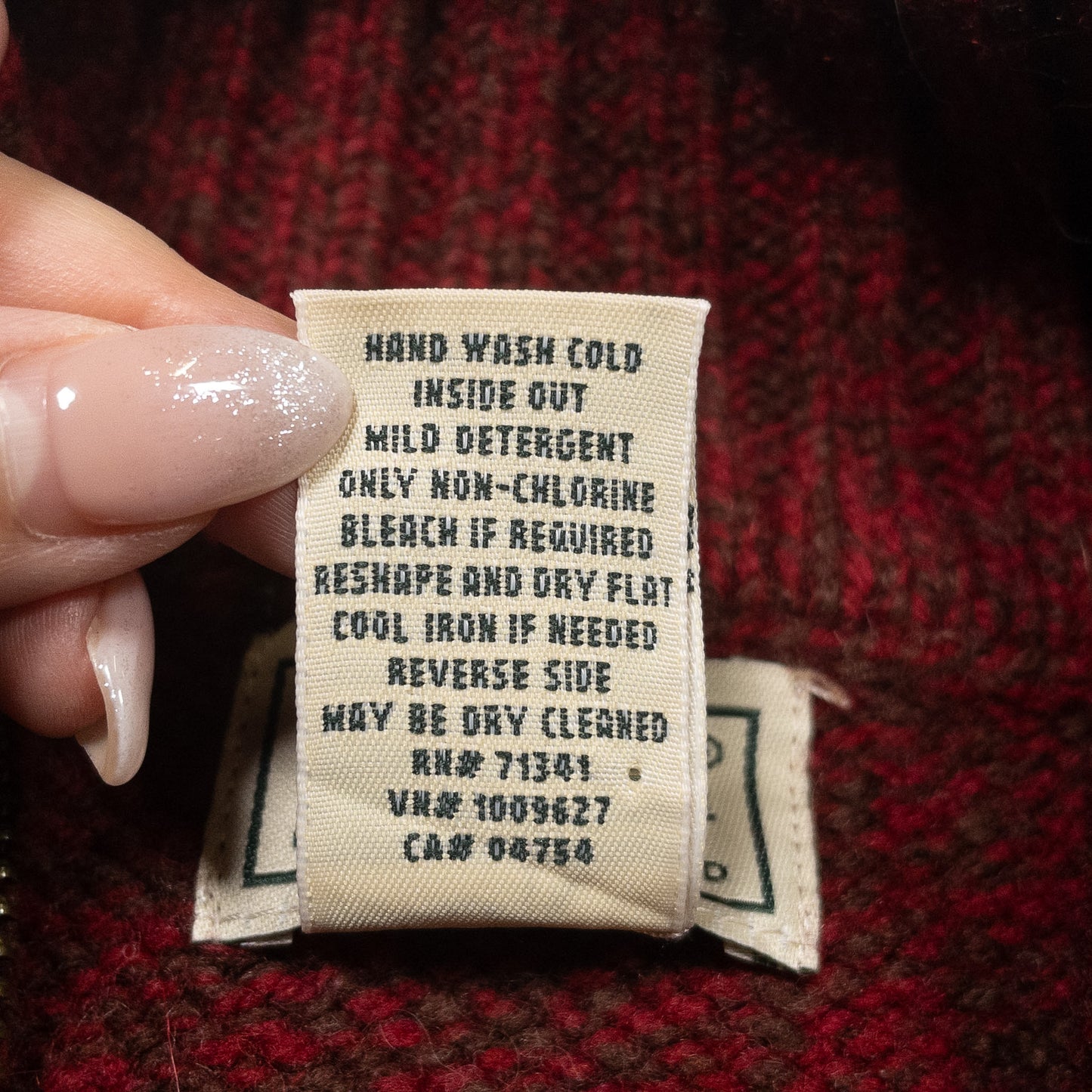 [メンズXL] 90〜00年代 L.L.Bean/エルエルビーン ニット セーター マルチボーダー ハーフジップニット ラムウール