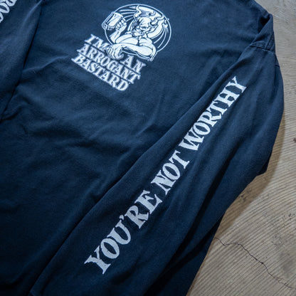 [メンズXL] 長袖Tシャツ Stone Brewing Arrogant Bastard Ale アロガントバスタードエール ロンT ビール