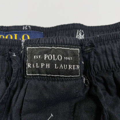[メンズL] 00年代 Polo Ralph Lauren/ポロラルフローレン イージーパンツ ポニー総柄 パジャマパンツ