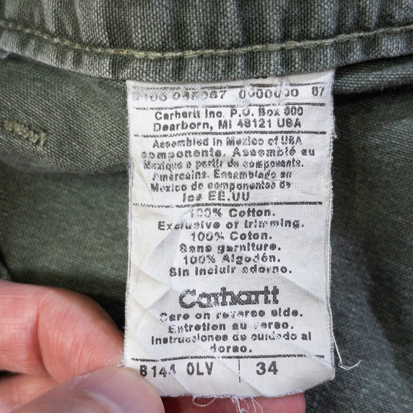 [メンズW33] 90〜00年代 Carhartt/カーハート ショートパンツ ワークショーツ ペインターショーツ