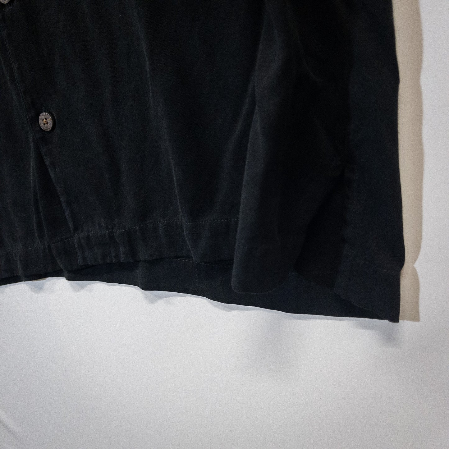 半袖シャツ L ブラック シルク素材 Tommy Bahama/トミーバハマ
