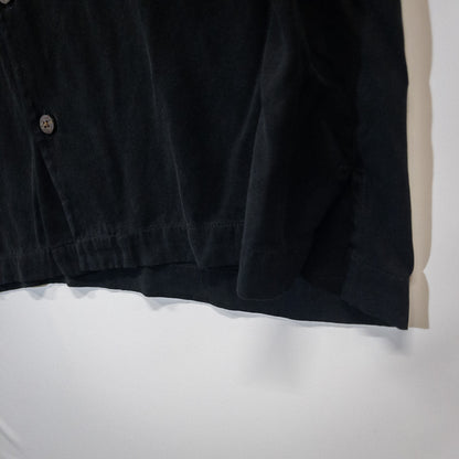 半袖シャツ L ブラック シルク素材 Tommy Bahama/トミーバハマ