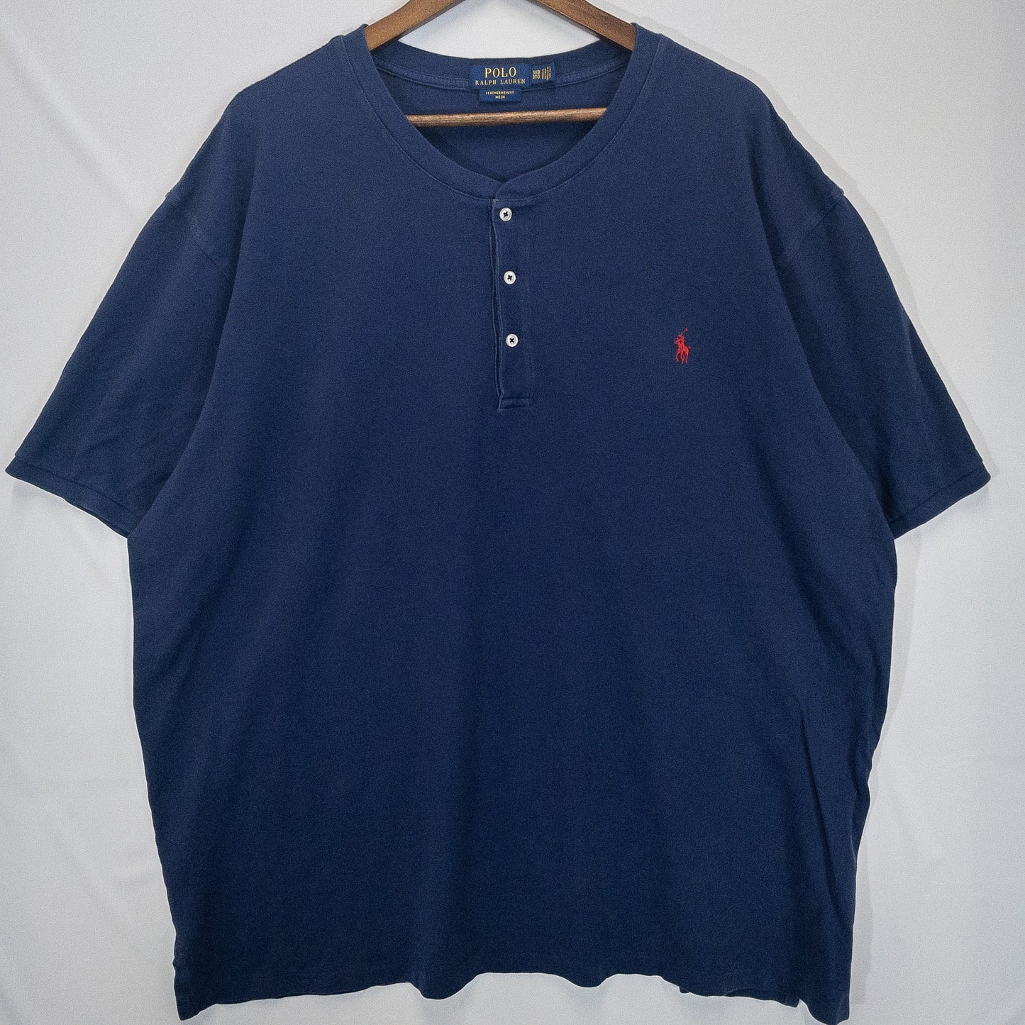 半袖シャツ XL ネイビー ワンポイント刺繍 Polo Ralph Lauren/ポロラルフローレン