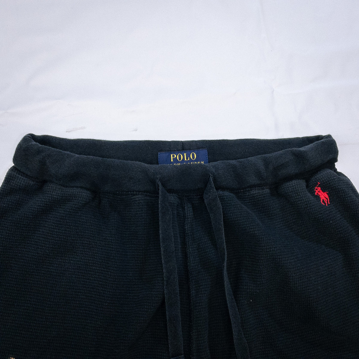 [メンズS] 00年代 Polo Ralph Lauren/ポロラルフローレン イージーパンツ 無地 サーマル地