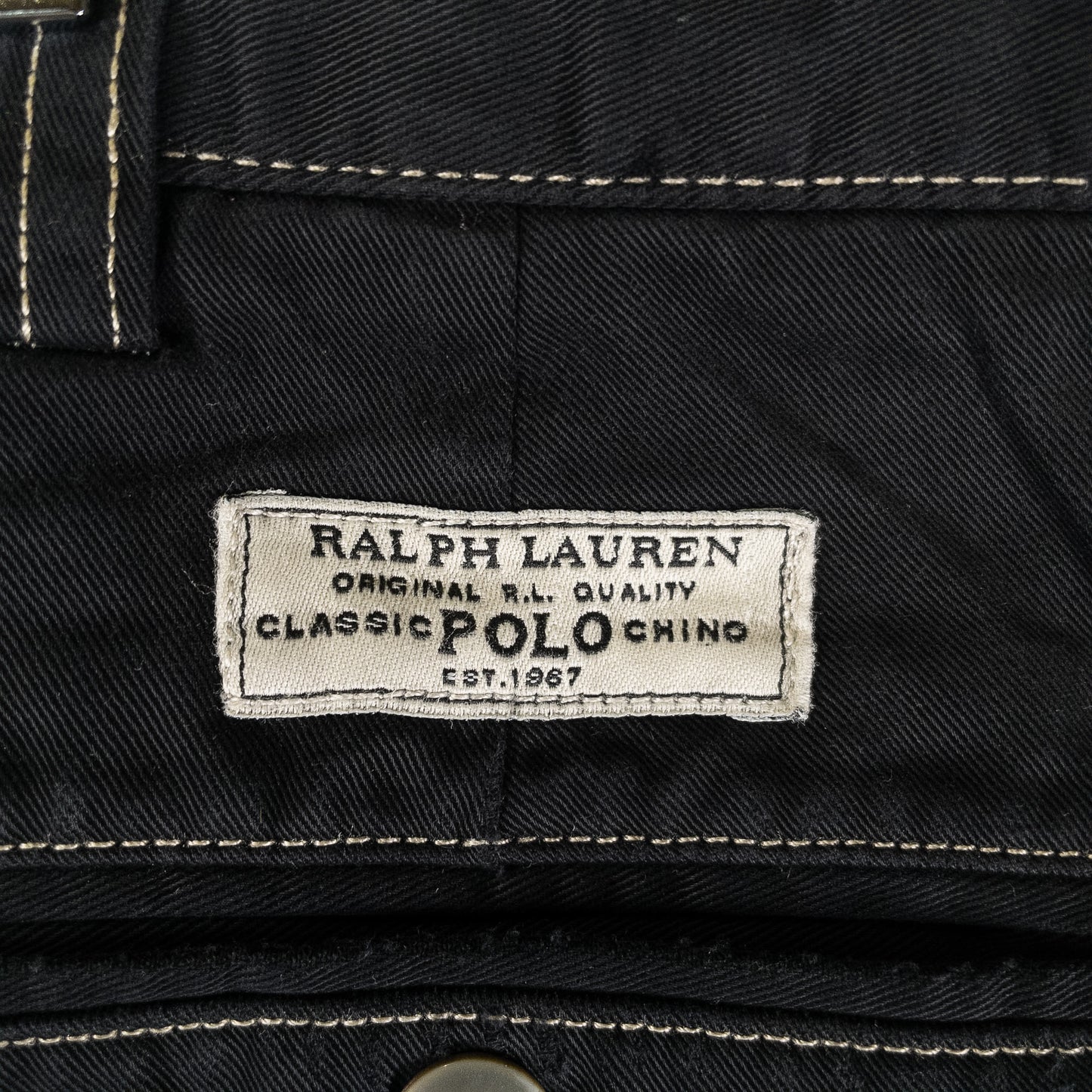 [メンズW34] 90年代 Polo by Ralph Lauren/ポロバイラルフローレン チノパン HAMMOND PANT 黒染め