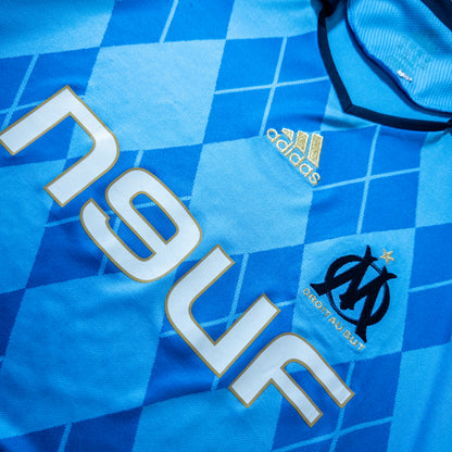 [メンズXXL] 00年代 adidas/アディダス ゲームシャツ サッカーユニフォーム オリンピック・マルセイユ