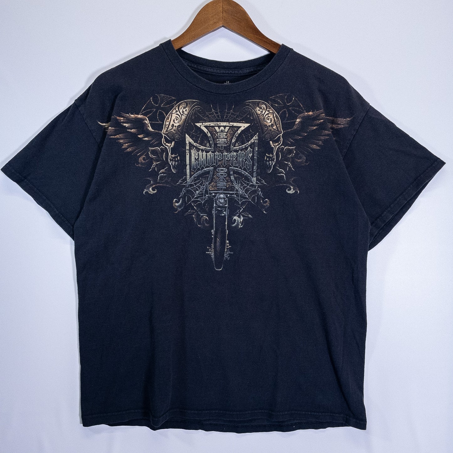 Tシャツ L ブラック プリント West Coast Choppers/ウエストコーストチョッパーズ