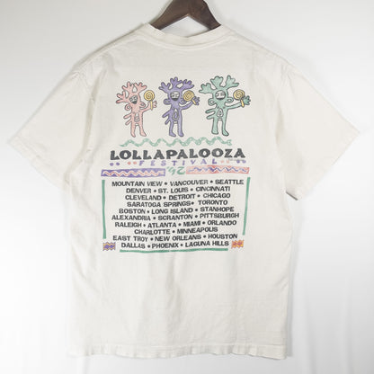 [メンズM] 90年代 Tee Jays/ティージェイズ Tシャツ 1992 LOLLAPALOOZA レッチリ パールジャム