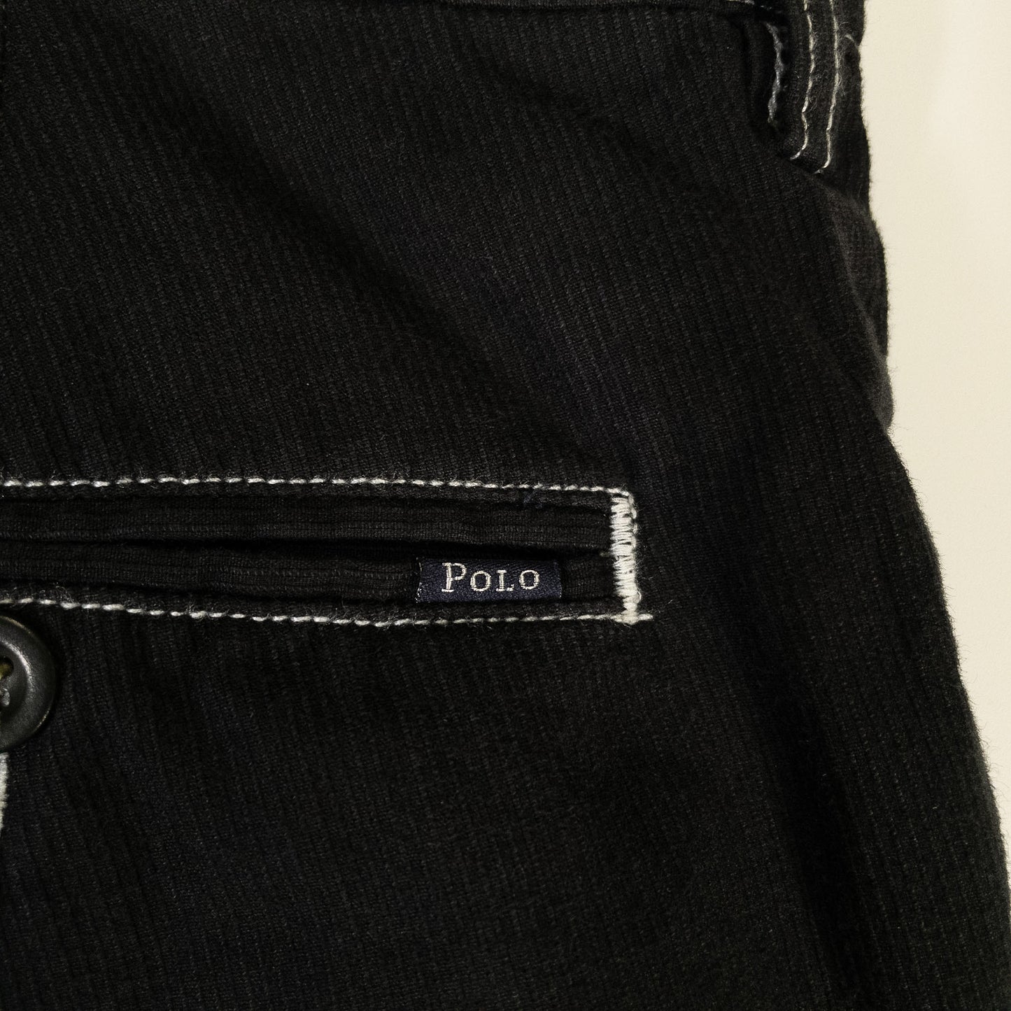 [メンズW33] 00年代 Polo Ralph Lauren/ポロラルフローレン チノパン 黒染め