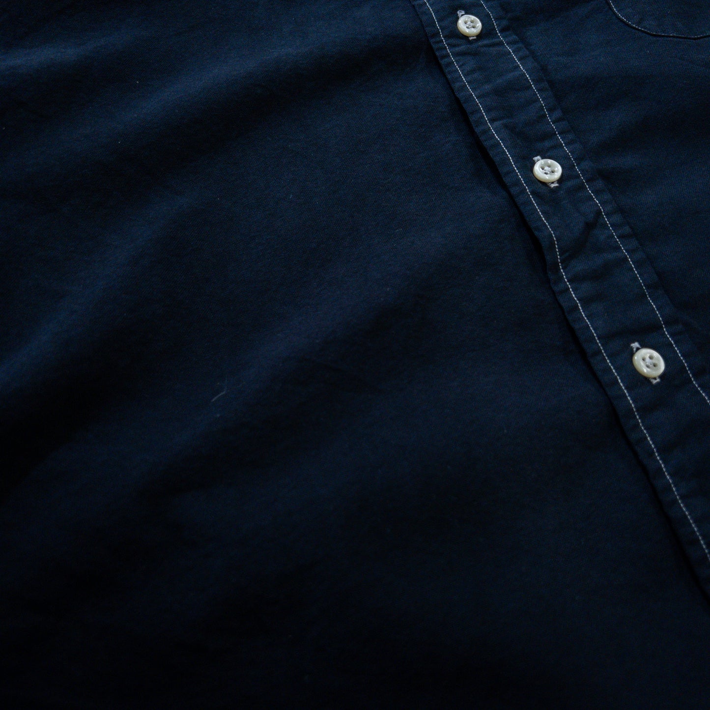 [メンズM] 90〜00年代 Ralph Lauren/ラルフローレン 長袖シャツ BIG SHIRT 黒染め