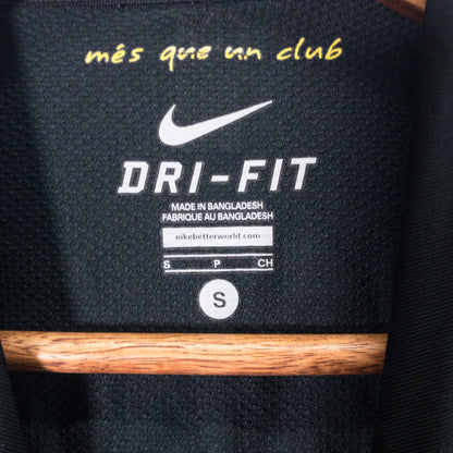 [メンズXS以下] 00年代 Nike/ナイキ 長袖シャツ ゲームシャツ サッカーユニフォーム FCバルセロナ メッシ 長袖