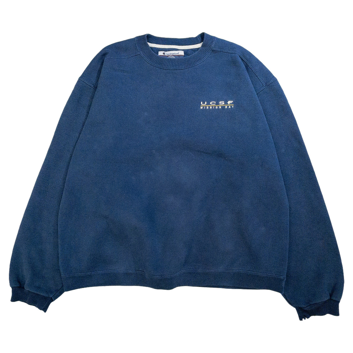 [メンズXXL] 90〜00年代 Champion/チャンピオン スウェット トレーナー UCSF MISSION BAY カレッジ フェード