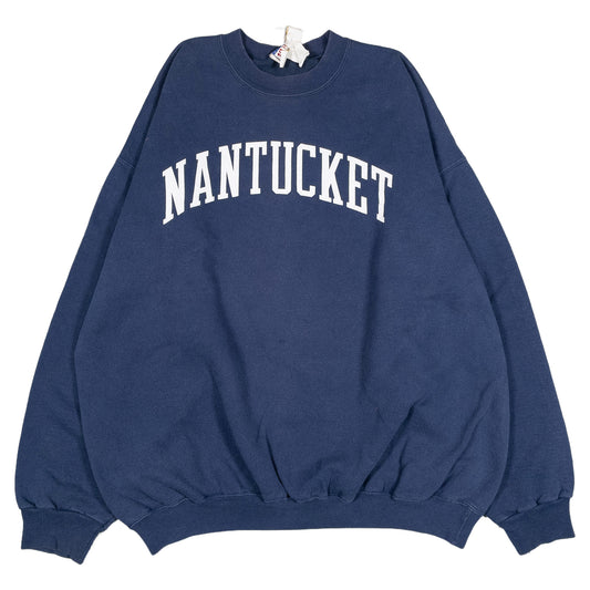 [メンズ3XL] 90〜00年代 Hanes/ヘインズ スウェット トレーナー NANTUCKET ビッグサイズ