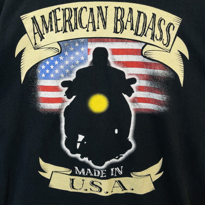 American Badass アメリカンバダス アンダーテイカー プロレスTシャツ XXL ブラック プリント WWF GILDAN/ギルダン