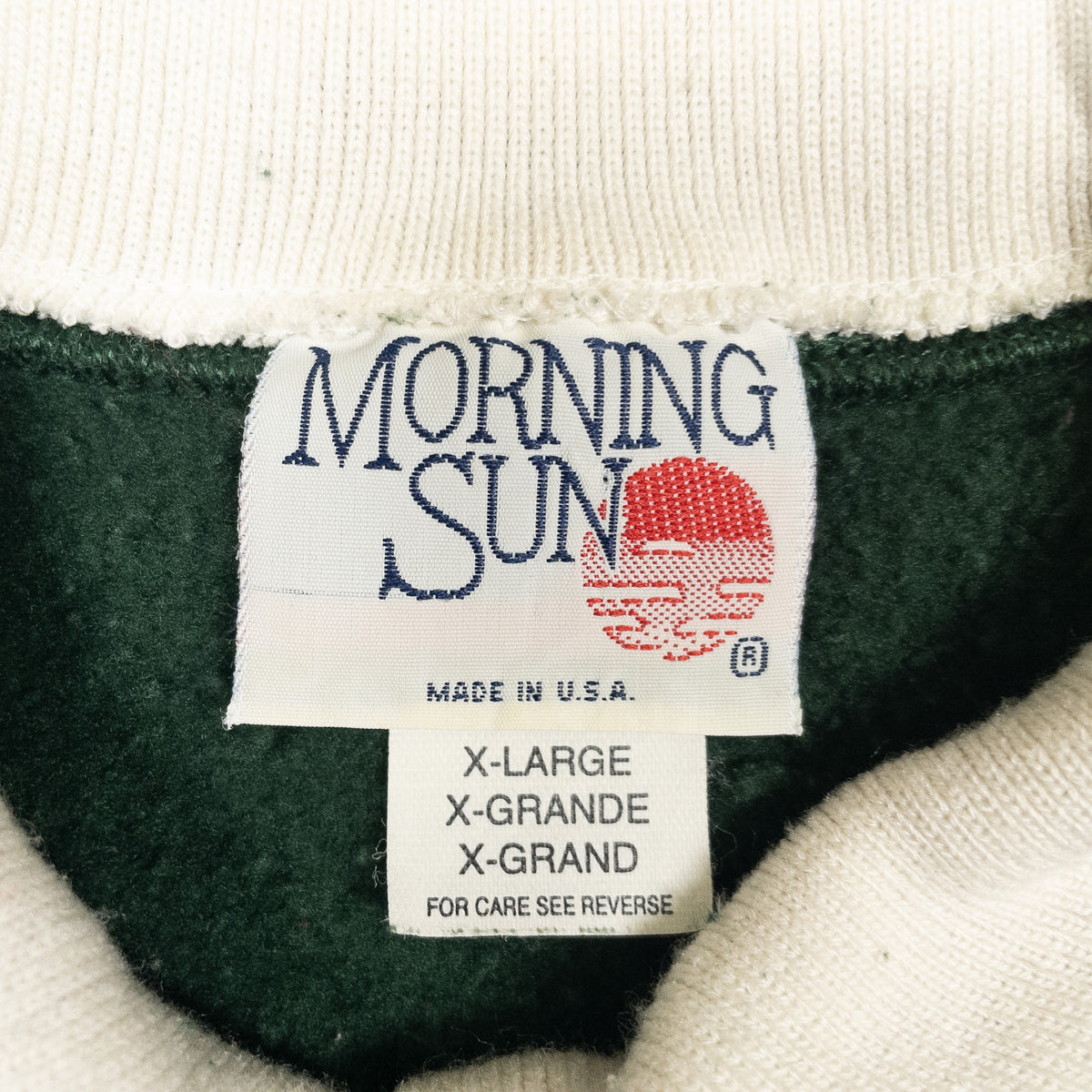 [レディースL] 90年代 MORNING SUN/モーニングサン スウェット トレーナー USA製 レトロ