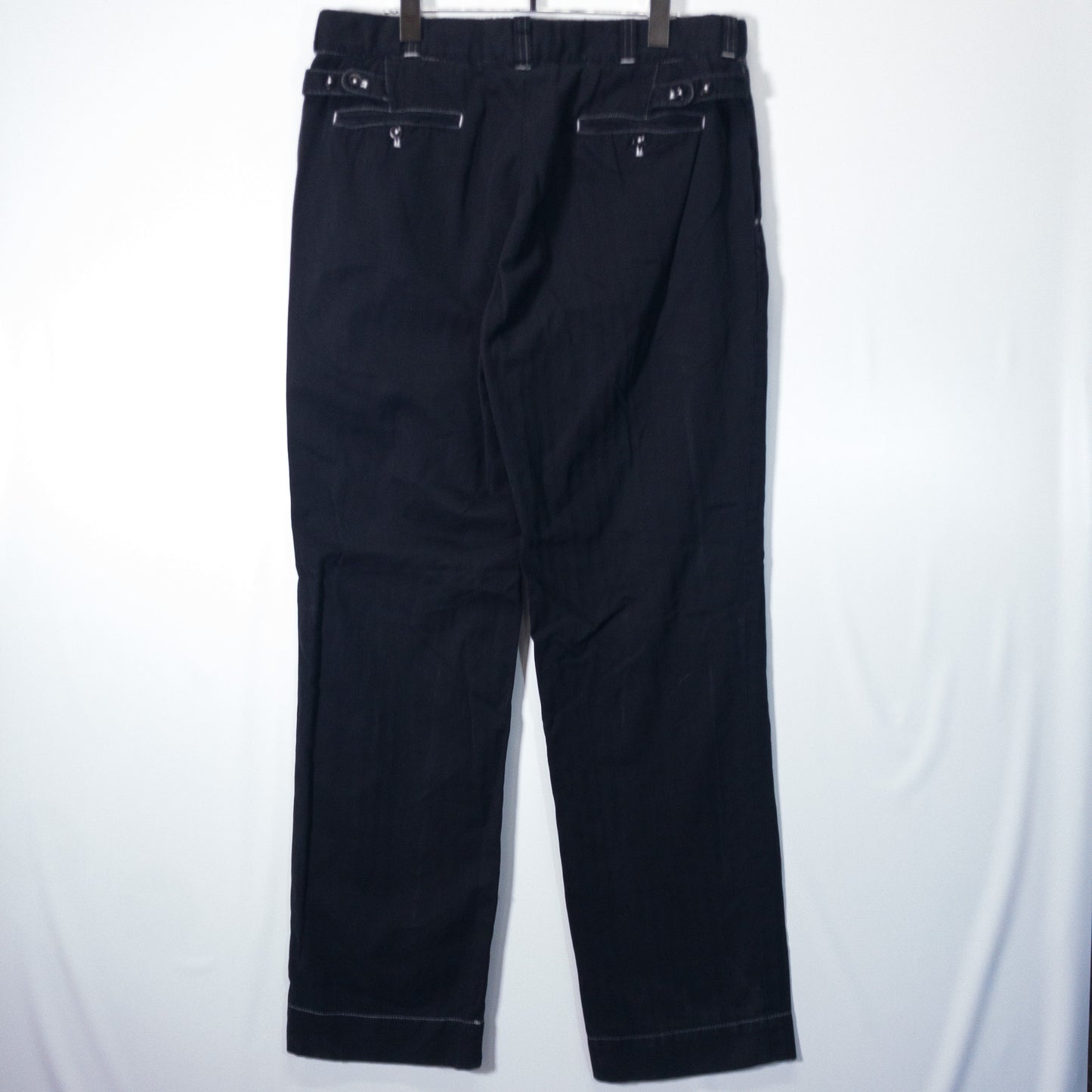 [メンズW35] 00〜10年代 Polo Ralph Lauren/ポロラルフローレン チノパン ボタンフライ 黒染め