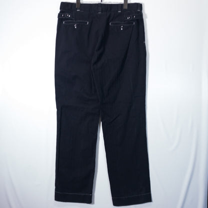 [メンズW35] 00〜10年代 Polo Ralph Lauren/ポロラルフローレン チノパン ボタンフライ 黒染め