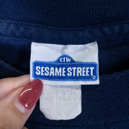 [メンズL] 90年代 SESAME STREET/セサミストリート Tシャツ キャラクターT エルモ USA製