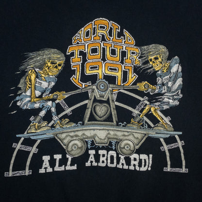 [メンズL] 90年代 The Brockum Group/ザ・ブロッカム・グループ Tシャツ Cinderella シンデレラ バンドプリント バンＴ