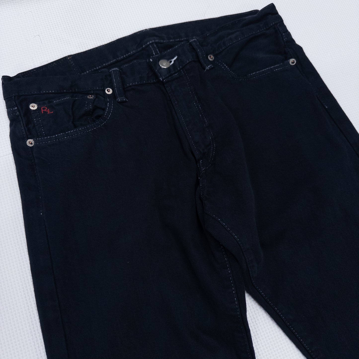 [メンズW35] 00年代 Ralph Lauren/ラルフローレン チノパン 黒染め