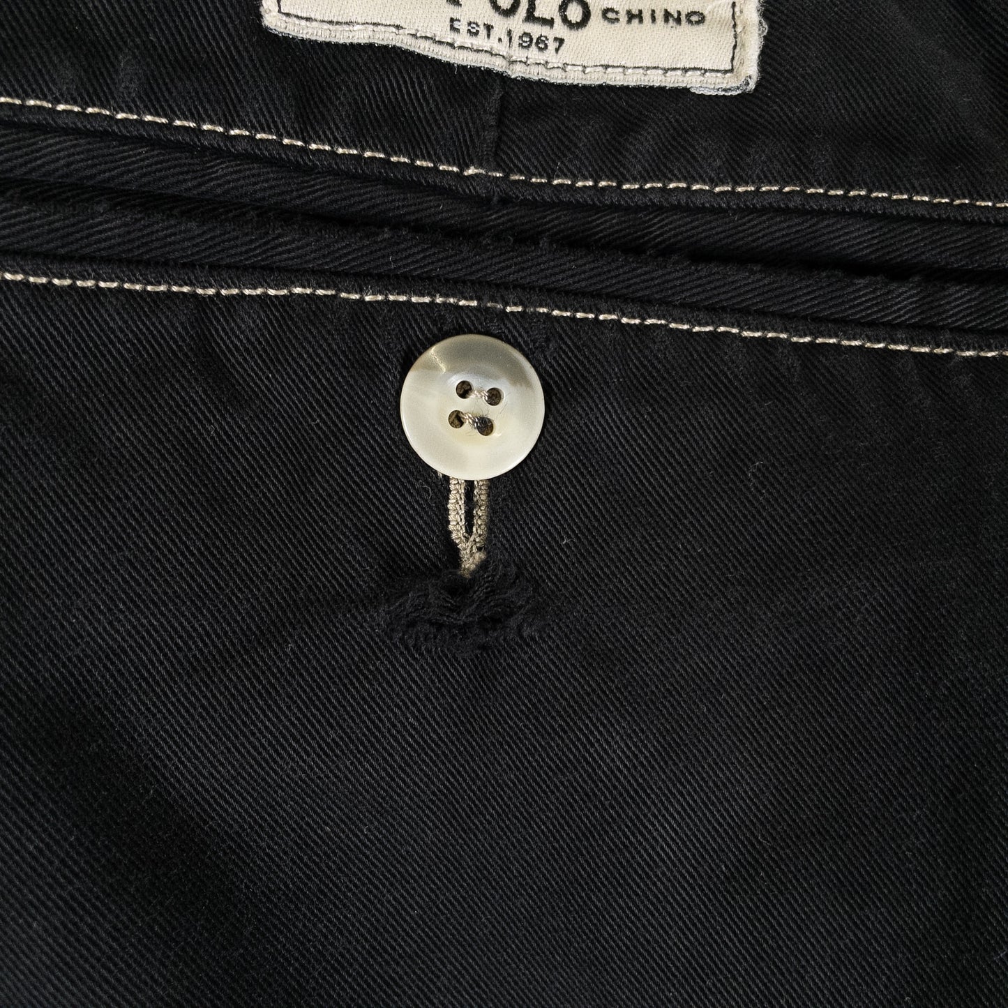 [メンズW34] 90年代 Polo by Ralph Lauren/ポロバイラルフローレン チノパン HAMMOND PANT 黒染め