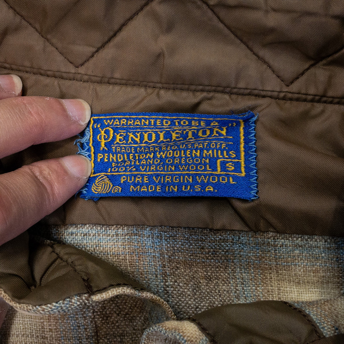 [メンズS] 70〜80年代 PENDLETON/ペンドルトン 長袖シャツ オンブレチェック ウールシャツ