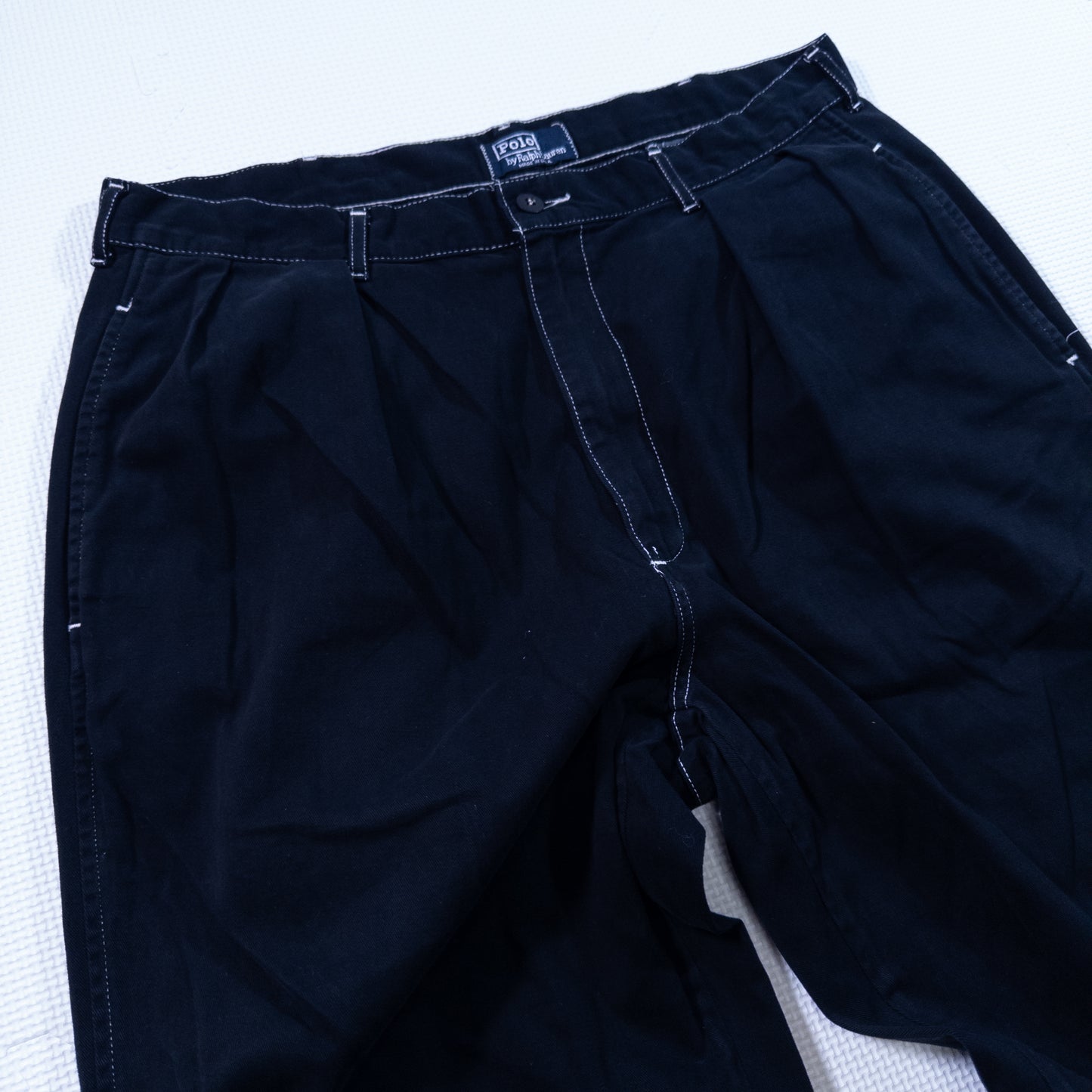[メンズW33] 90年代 Polo by Ralph Lauren/ポロバイラルフローレン チノパン USA製 黒染め