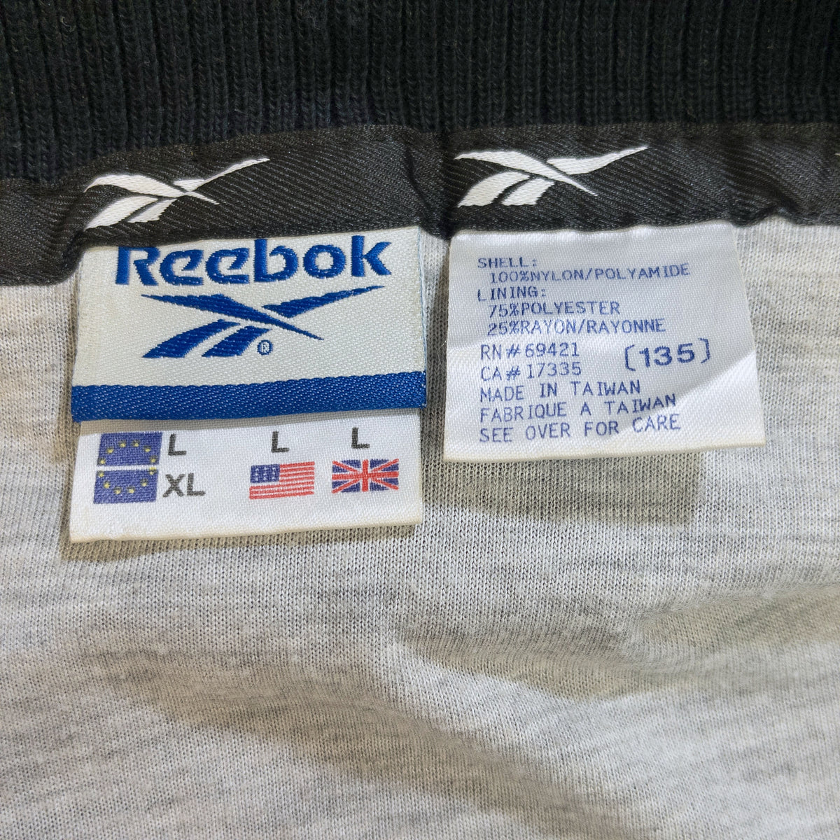 [メンズXXL] 90〜00年代 Reebok/リーボック ナイロンジャケット
