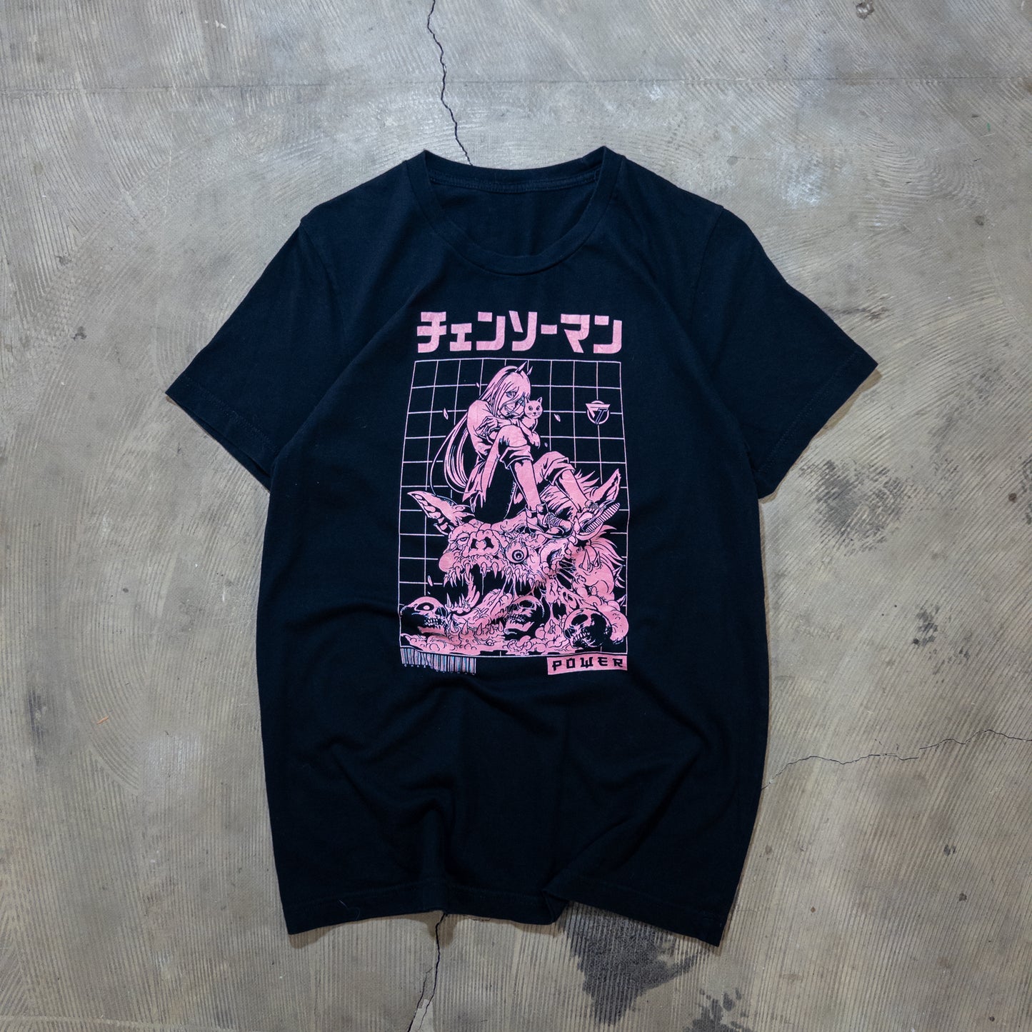 [メンズS] 00年代 Tシャツ アニメT チェンソーマン POWER パワー