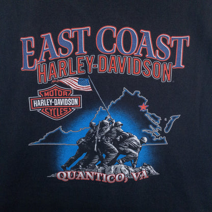 HARLEY-DAVIDSON ハーレーダビッドソン ノースリーブシャツ/タンクトップ XXL ブラック ロゴプリント HARLEY-DAVIDSON/ハーレーダビッドソン