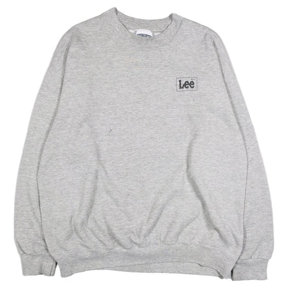 [メンズXL] 90〜00年代 Lee/リー スウェット トレーナー ワンポイント HEAVYWEIGHT