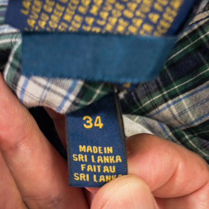 [メンズW33] 00年代 Polo Ralph Lauren/ポロラルフローレン ショートパンツ チェック