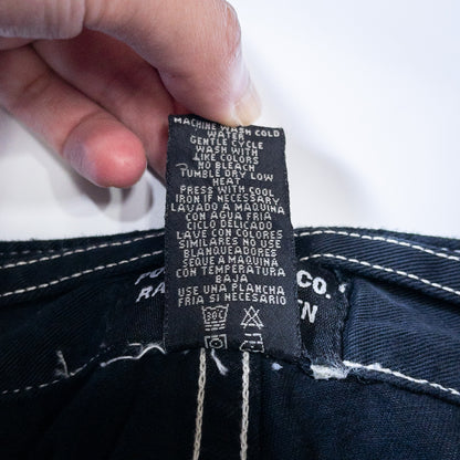 [メンズW33] 90〜00年代 POLO JEANS COMPANY/ポロジーンズカンパニー チノパン ラルフローレン 黒染め