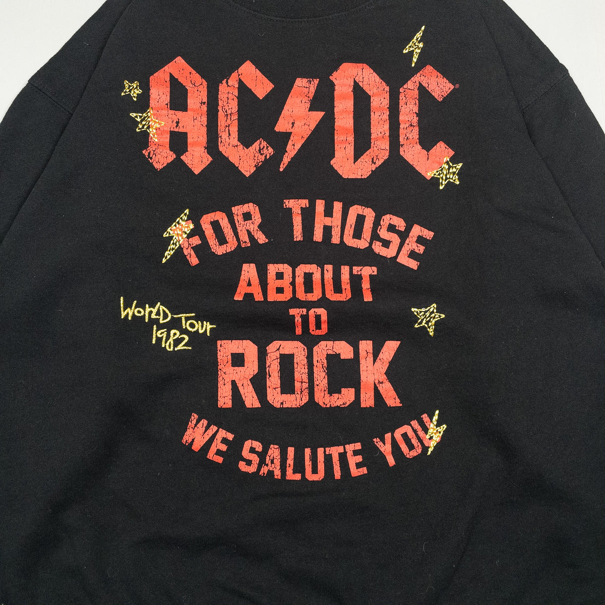 [メンズXL] 00年代 ACDC スウェット トレーナー バンドスウェット
