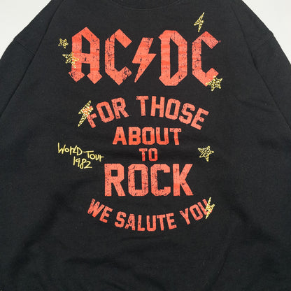 [メンズXL] 00年代 ACDC スウェット トレーナー バンドスウェット