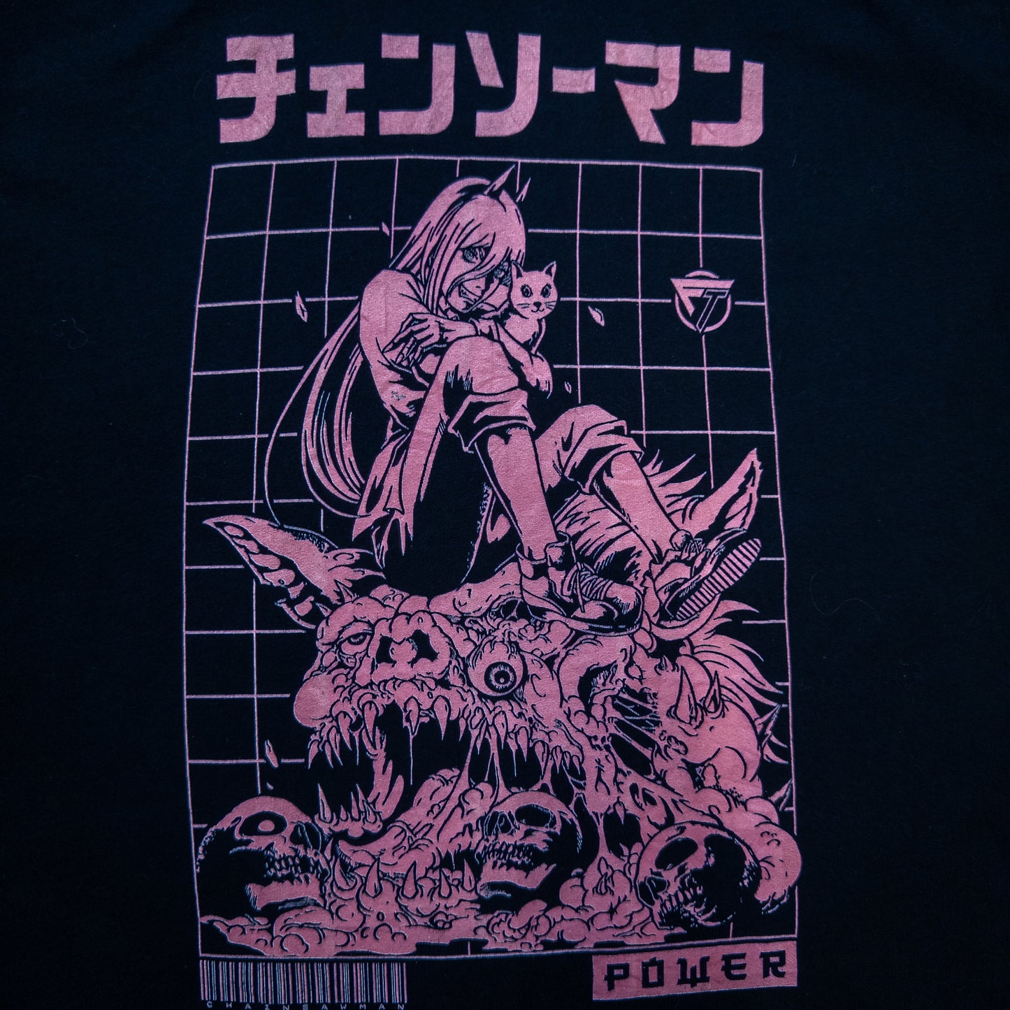 [メンズS] 00年代 Tシャツ アニメT チェンソーマン POWER パワー