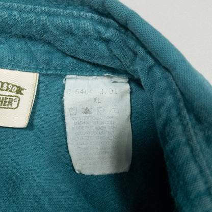 [メンズXL] 90年代 FIVEBROTHER/ファイブブラザー ネルシャツ シャモアクロスシャツ