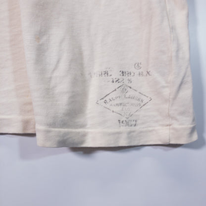 Tシャツ XL ホワイト ヘンリーネック  Polo Ralph Lauren/ポロラルフローレン