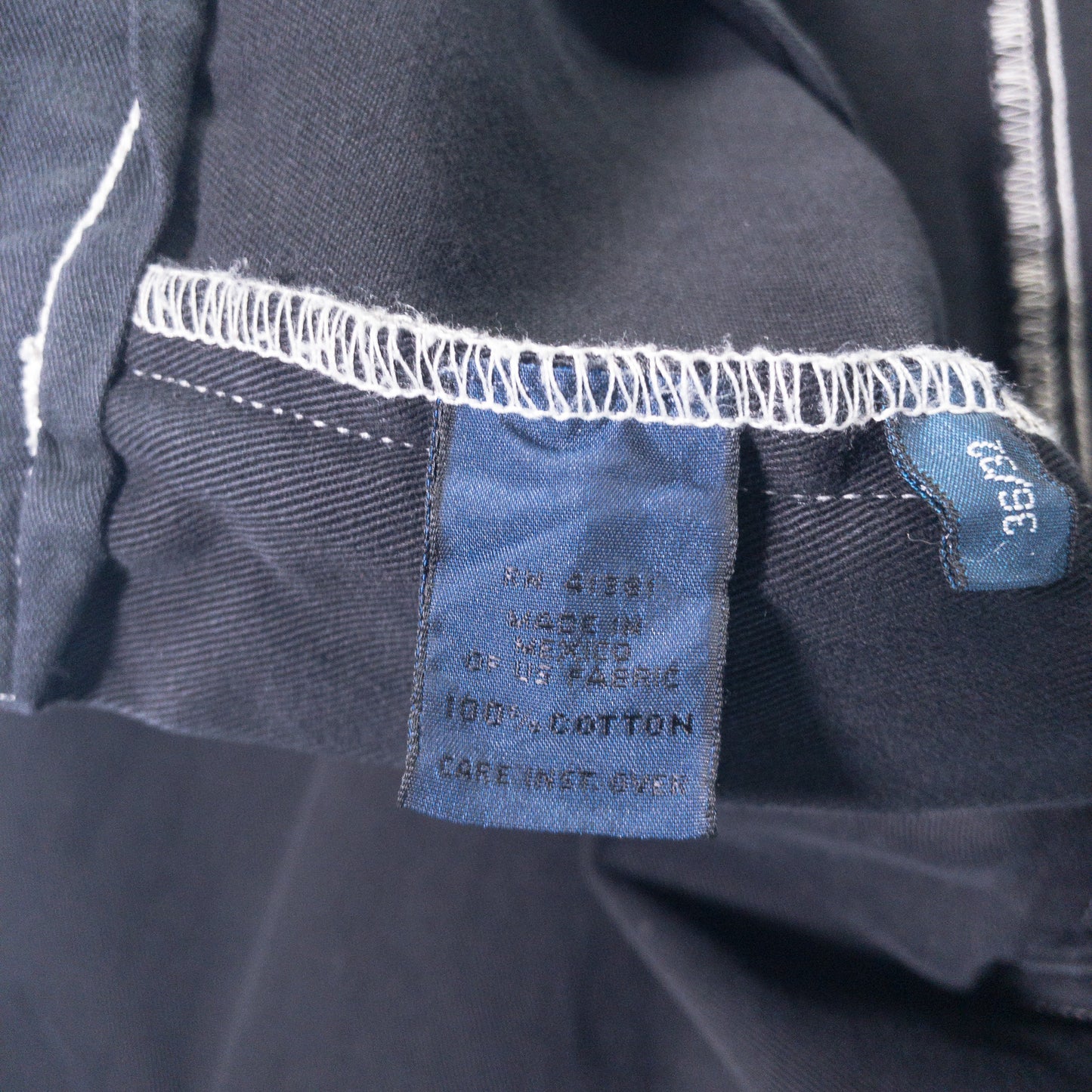 [メンズW35] 90〜00年代 Polo by Ralph Lauren/ポロバイラルフローレン チノパン HAMMOND PANT 黒染め