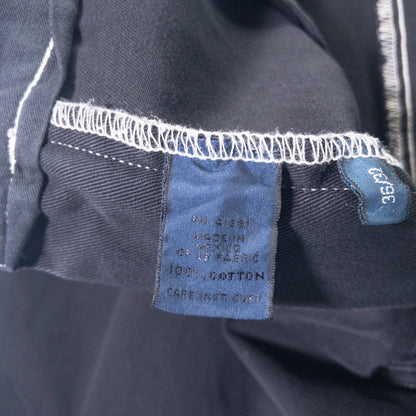[メンズW35] 90〜00年代 Polo by Ralph Lauren/ポロバイラルフローレン チノパン HAMMOND PANT 黒染め