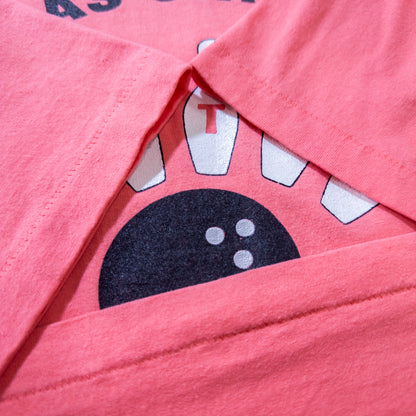 [メンズXL] 90年代 Hanes/ヘインズ Tシャツ ボウリングプリント シングルステッチ