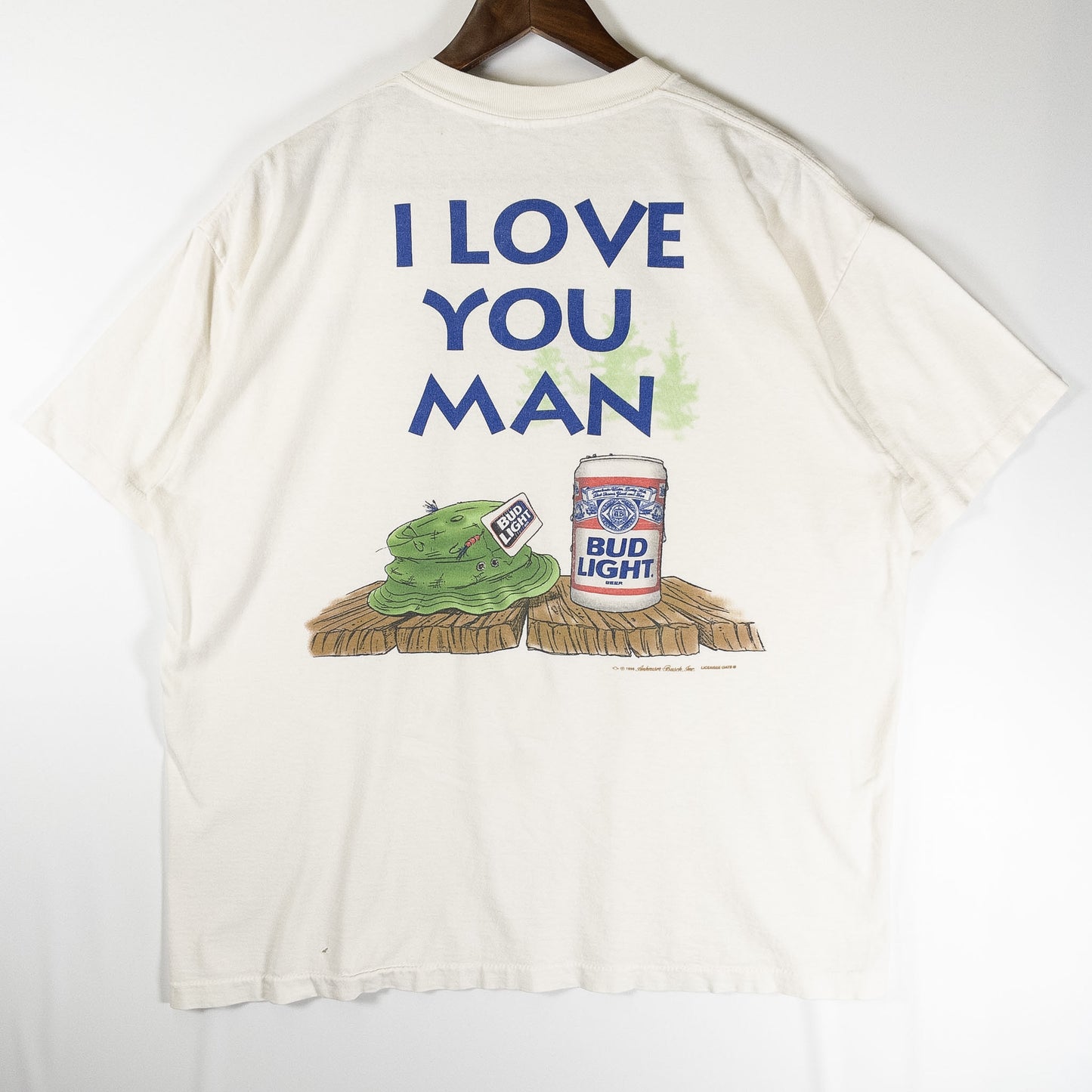 [メンズXL] 90年代 SOF Tee Tシャツ BUD LIGHT アドバタイジングT 企業T